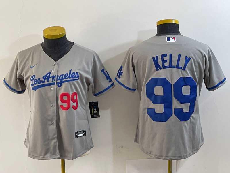 Women's Los Angeles Dodgers #99 Joe Kelly Number Grey With Los Stitched Cool Base Nike Jerseys,We sell and wholesale Women's Los Angeles Dodgers #99 Joe Kelly Number Grey With Los Stitched Cool Base Nike Jerseys on line form chian!